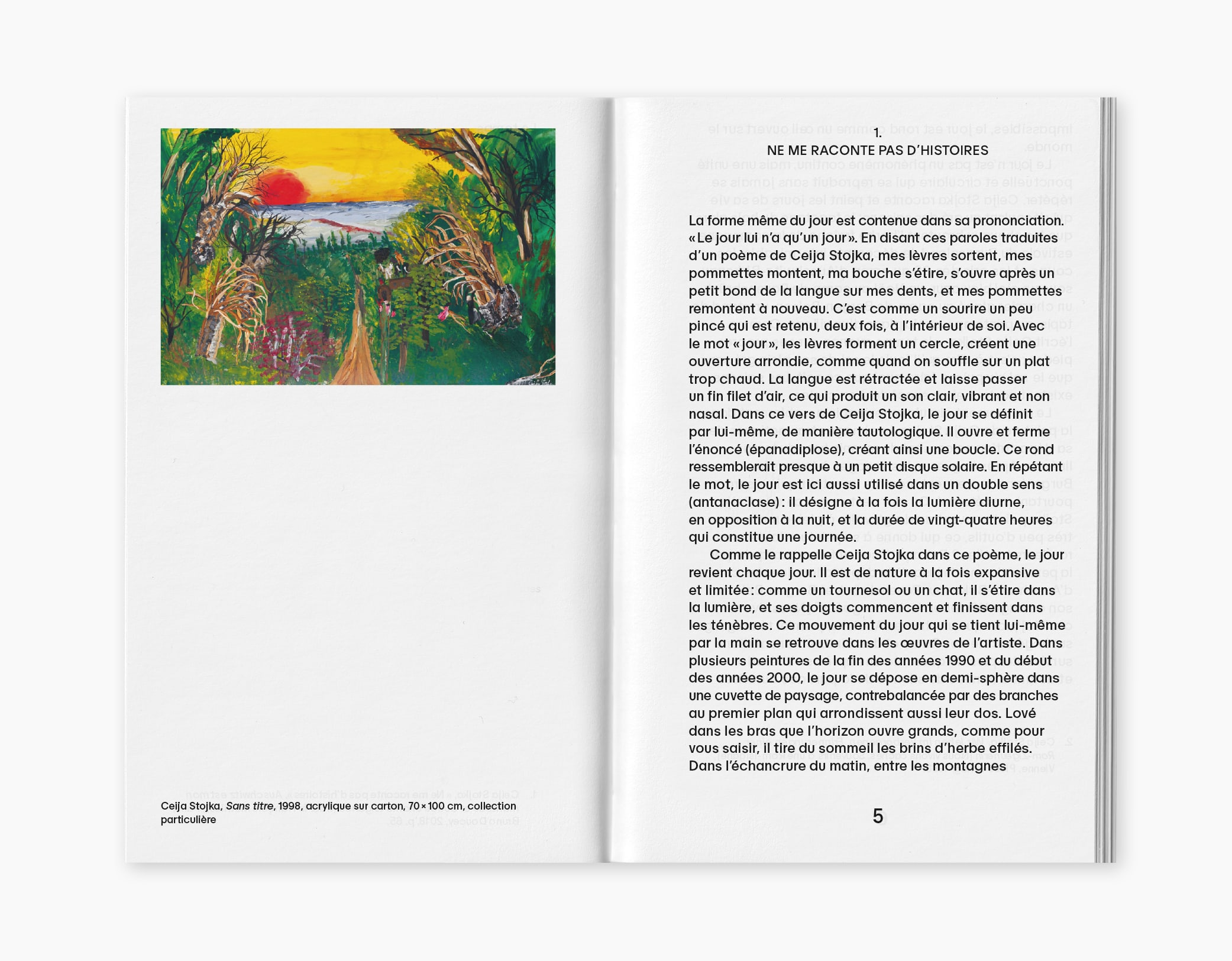 Le jour lui n'a qu'un jour. Sept textes sur Ceija Stojka