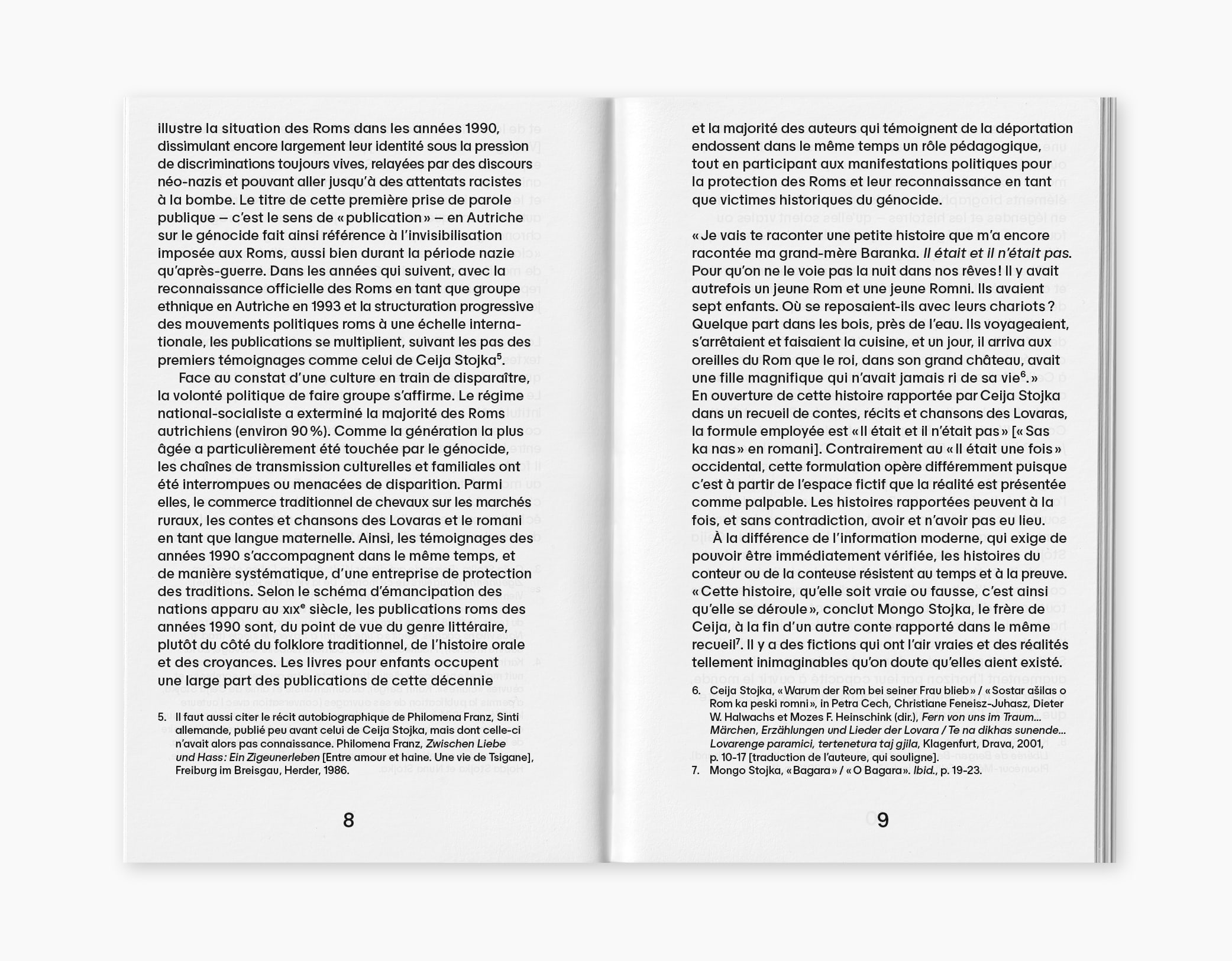Le jour lui n'a qu'un jour. Sept textes sur Ceija Stojka
